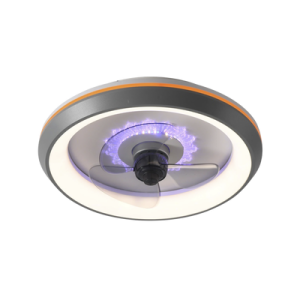 ventilador de techo con luminario led de 110 v ca 50/60 hz / 88 w /4500 lm / 6500 4 000 2 700 k /6 tonos de luz / 500 mm / 6 velocidades / dimeable.