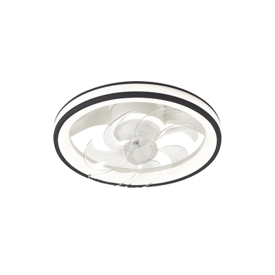ventilador de techo con luminario led de 110 v ca 50/60 hz / 88 w /4500 lm / 6500 4 000 2 700 k /3 tonos de luz / 501 mm / 6 velocidades / dimeable / color blanco y negro. ventilador de techo con luminario led de 110 v ca 50/60 hz / 88 w /4500 lm / 6500 4 000 2 700 k /3 tonos de luz / 501 mm / 6 velocidades / dimeable / color blanco y negro.