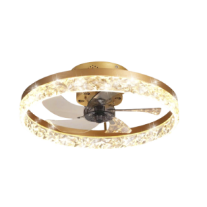 ventilador de techo con luminario led de 110 v ca 50/60 hz / 88 w /4500 lm / 6500 4 000 2 700 k /3 tonos de luz / 400 mm / 3 velocidades / dimeable.