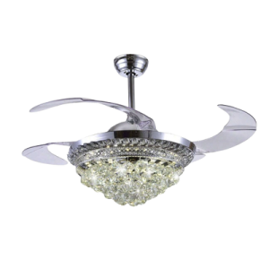 ventilador de techo con luminario led de 110 v ca 50/60 hz / 88 w /4500 lm / 6500 4 000 2 700 k /3 tonos de luz / 1075 mm / 6 velocidades /no dimeable.