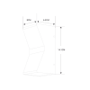 lámpara arbotante 6 w 330 lm / dimensiones 141 x 80 mm / 85 265 vca~ 50/60hz / luz cálida 2 700 k / uso en exterior ip 54.