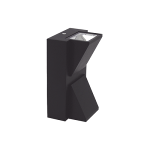lámpara arbotante 6 w 330 lm / dimensiones 141 x 80 mm / 85 265 vca~ 50/60hz / luz cálida 2 700 k / uso en exterior ip 54.