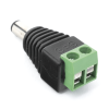 adaptador macho tipo jack de 3.5 mm polarizado de 12 vcc / terminales tipo tornillo / polarizado (+/ ) / ideal para cámaras de video vigilancia.