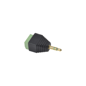 adaptador para audio y video de 3.5 mm con terminal atornillable