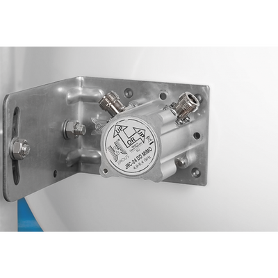 antena direccional de alto rendimiento/ parábola profunda para mayor aislamiento al ruido / 24.5 dbi / (4.9 6.4 ghz) / conectores n hembra / fácil montaje y soporte de acero inoxidable / radomo incluido antena direccional de alto rendimiento/ parábola profunda para mayor aislamiento al ruido / 24.5 dbi / (4.9 6.4 ghz) / conectores n hembra / fácil montaje y soporte de acero inoxidable / radomo incluido