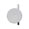 antena direccional de alto rendimiento/ parábola profunda para mayor aislamiento al ruido / 24.5 dbi / (4.9 6.4 ghz) / conectores n hembra / fácil montaje y soporte de acero inoxidable / radomo incluido
