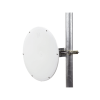antena direccional de alto rendimiento/ parábola profunda para mayor aislamiento al ruido / 24.5 dbi / (4.9 6.4 ghz) / conectores n hembra / fácil montaje y soporte de acero inoxidable / radomo incluido