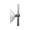 antena direccional de alto rendimiento/ parábola profunda para mayor aislamiento al ruido / 24.5 dbi / (4.9 6.4 ghz) / conectores n hembra / fácil montaje y soporte de acero inoxidable / radomo incluido