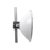 antena direccional de alto rendimiento/ parábola profunda para mayor aislamiento al ruido / 29 ± 1 dbi / 4.9 6.4 ghz / conectores n hembra / fácil montaje y soporte de acero inoxidable / radomo incluido