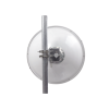 antena direccional de alto rendimiento/ parábola profunda para mayor aislamiento al ruido / 29 ± 1 dbi / 4.9 6.4 ghz / conectores n hembra / fácil montaje y soporte de acero inoxidable / radomo incluido