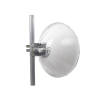 antena direccional de alto rendimiento/ parábola profunda para mayor aislamiento al ruido / 29 ± 1 dbi / 4.9 6.4 ghz / conectores n hembra / fácil montaje y soporte de acero inoxidable / radomo incluido