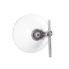 antena direccional de alto rendimiento/ parábola profunda para mayor aislamiento al ruido/ conector guía de onda para radio c5x y b5x / 3 ft / 4.9 a 6.4 ghz / ganancia de 32 dbi / soporte de acero inoxidable / incluye montaje.