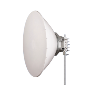 antena direccional alto rendimiento / parábola profunda para mayor aislamiento al ruido /6 ft / 4.9 a 6.4 ghz / / ganancia de 38 dbi / soporte de acero inoxidable / polaridad en 90 ° y 45 ° / incluye montaje.