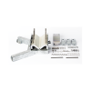 antena parabólica 4 ft para radio b11 y af11, ganancia de 40.5 ± 1 dbi, conector guía de onda, alto aislamiento al ruido en enlaces vecinos, 10 12 ghz, montaje de acero inoxidable incluido