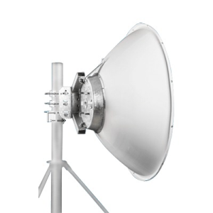 antena parabólica 4 ft para radio b11 y af11, ganancia de 40.5 ± 1 dbi, conector guía de onda, alto aislamiento al ruido en enlaces vecinos, 10 12 ghz, montaje de acero inoxidable incluido