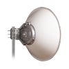 antena direccional de alto rendimiento / 35.5 ± 1 dbi / 4 ft / 5.9 7.125 ghz / conectores rp sma / alto aislamiento al ruido / fácil montaje y herraje de acero inoxidable / radomo incluido