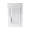 apagador sencillo de 127 v 10 a /color blanco.