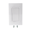 apagador sencillo de 127 v 10 a /color blanco.