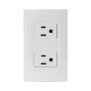 contacto dúplex de 127 v~60 hz 15 a / color blanco.