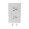 contacto dúplex de 127 v~60 hz 15 a / color blanco.
