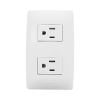 contacto dúplex de 127 v~60 hz 15 a / color blanco.