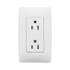 contacto dúplex de 127 v~60 hz 15 a / color blanco.
