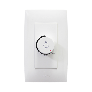 dimmer rotativo para lamparas incandescentes y/o halógeno 300w / 127 v~ 60 hz.