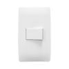 apagador escalera sencillo de 127 v~60 hz 10 a/ color blanco.