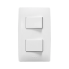 apagador doble de 127 v~60 hz 10 a/ color blanco.