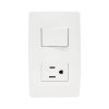 apagador escalera y contacto de 127 v~60 hz 10/15 a.
