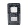 apagador escalera sencillo de 10 a/ 127 v ca ~ 60 hz / color blanco.