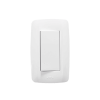apagador escalera sencillo de 10 a/ 127 v ca ~ 60 hz / color blanco.