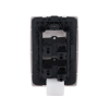 apagador dúplex de 10 a/ 127 v ca ~ 60 hz / 1 1/2 módulos / color blanco.