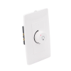 dimmer rotativo para lámpara incandescentes / 300 w 127 v ca / color blanco.
