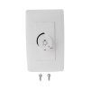 dimmer rotativo para lámpara incandescentes / 300 w 127 v ca / color blanco.