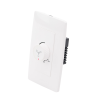 dimmer rotativo para ventilador / 300 w 127 v ca / color blanco.