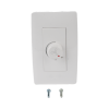 dimmer rotativo para ventilador / 300 w 127 v ca / color blanco.