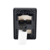 apagador sencillo de 10 a 127 v ca ~ 60 hz / placa de acero.