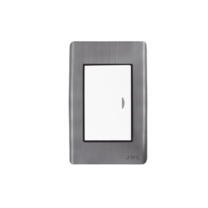 apagador escalera sencillo de 10 a/ 127 v ca ~ 60 hz / placa de acero.