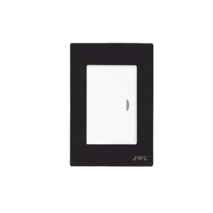 apagador escalera sencillo de 10 a/ 127 v ca ~ 60 hz / placa negra.