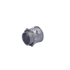 conector 1 1/2" (38mm) pared delgada con tornillo galvanizado etiqueta verde