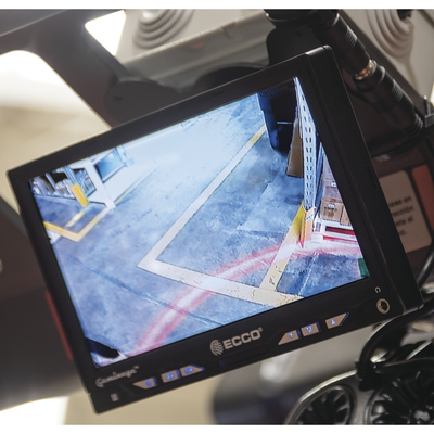 sistema profesional alámbrico de cámara de reversa y monitor para vehículos de trabajo y montacargas sistema profesional alámbrico de cámara de reversa y monitor para vehículos de trabajo y montacargas