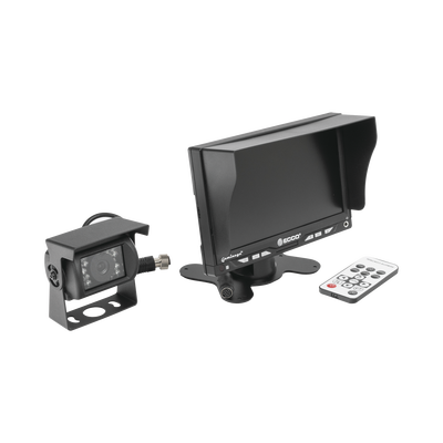 sistema profesional alámbrico de cámara de reversa y monitor para vehículos de trabajo y montacargas sistema profesional alámbrico de cámara de reversa y monitor para vehículos de trabajo y montacargas
