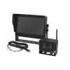 sistema profesional inalámbrico de cámara de reversa y monitor para vehículos de trabajo y montacargas