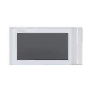 monitor analógico lcd de 7" 1080p (full hd) a color / touch screen / soporta 2 frentes de calle y hasta 4 monitores / soporta cámaras analogicas (turbohd) para tener visión adicional / color blanco