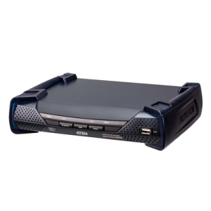 receptor kvm ip | dual display usb | baja latencia | 1920 x 1200 60hz | rs232