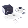 kit turbohd 1080p / dvr 8 canales / 4 cámaras bala (exterior 2.8 mm) / 4 cámaras eyeball (exterior 2.8 mm) / transceptores / conectores / fuente de poder profesional hasta 15 vcc para largas distancias