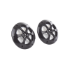 par de altavoces fabricado en grado marinos en color negro de 6.5" de 100 w de entrada máxima