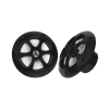 par de altavoces fabricado en grado marinos en color negro de 6.5" de 100 w de entrada máxima