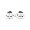 par de altavoces fabricados en grado marinos en color blanco de 6.5" potencia máxima de 150 w